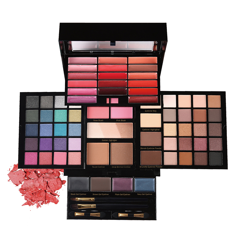 Set de sombra de ojos, rubor y contorno Caja de regalo-01