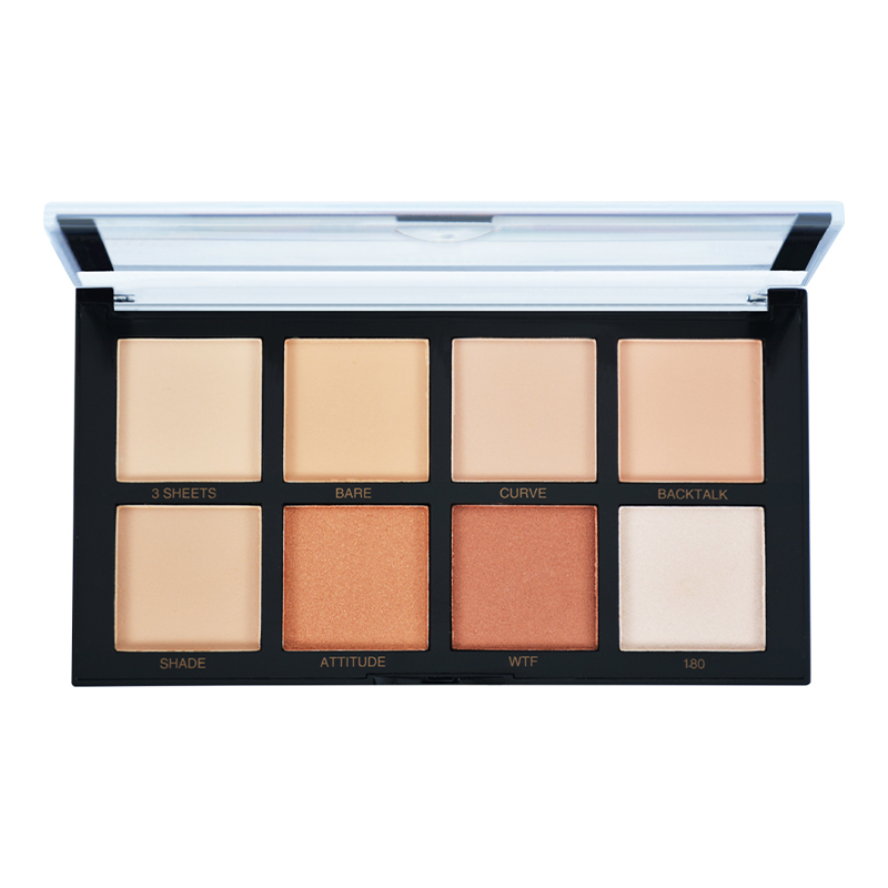 Atmósfera de otoño e invierno Paleta de sombras de ojos de ocho colores 9498-2