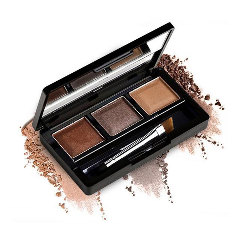 Paleta de sombras de ojos tricolor Pearlescent Earth