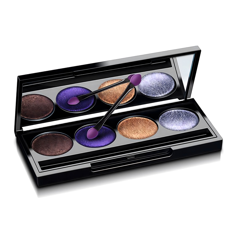 Paleta de sombras de ojos de cuatro colores Rock Pearlescent -01