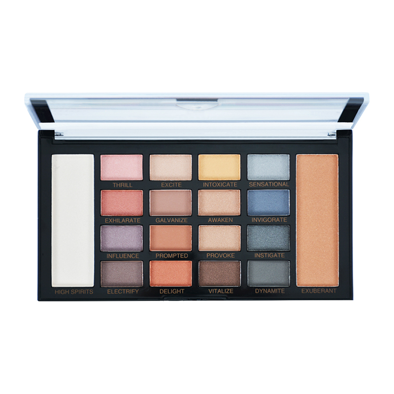 Paleta de sombras de ojos de 18 colores para resaltar y contornear 9495-2