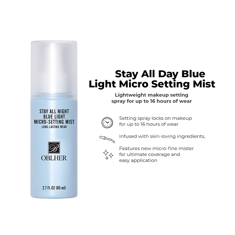 E2502034 Blue Light Filtring Configuración de maquillaje Spray