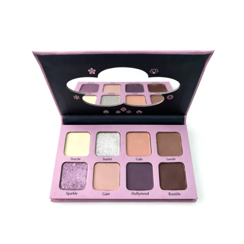 paleta de sombras de ojos moradas