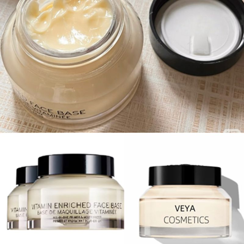 Crema y prebase nutritiva e hidratante con vitamina C