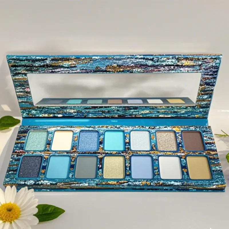 paleta de sombras de ojos de 14 colores
